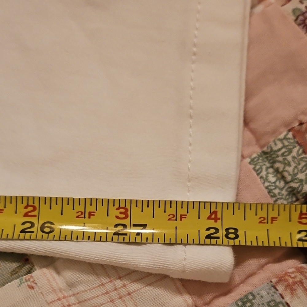 Martha Stewart Denim Ankle Jeans W/ Zipper Cuff White Pull-on Stretch - Picture 10 of 10